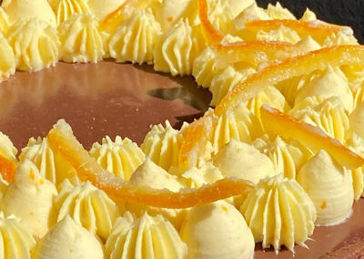TARTA DE NARANJA Y CHOCOLATE